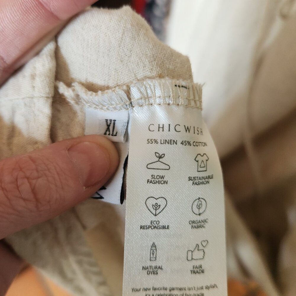 Linen Chicwish Midi Dress - Picture 2 of 4